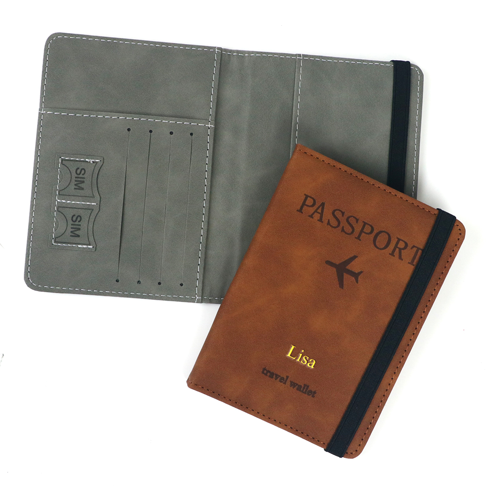 Customized Name PU Leather Car - Leather Passport Cover review and price