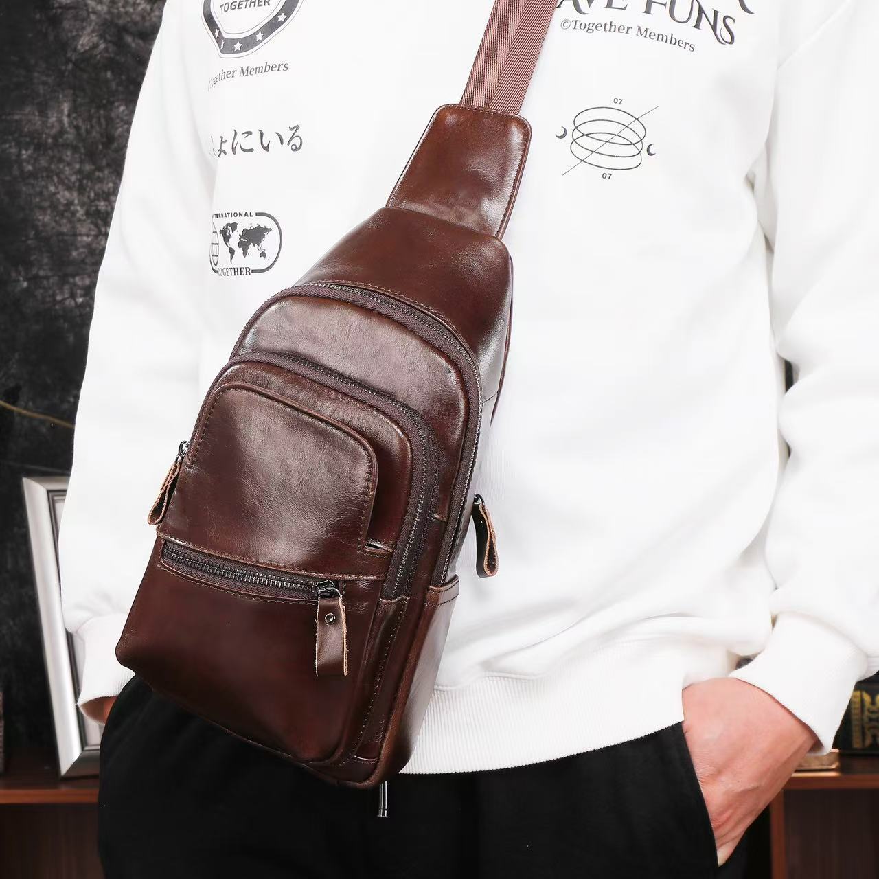 Men's Top-Grain Cowhide Chest  - Luxury Lifestyle Pack review and price
