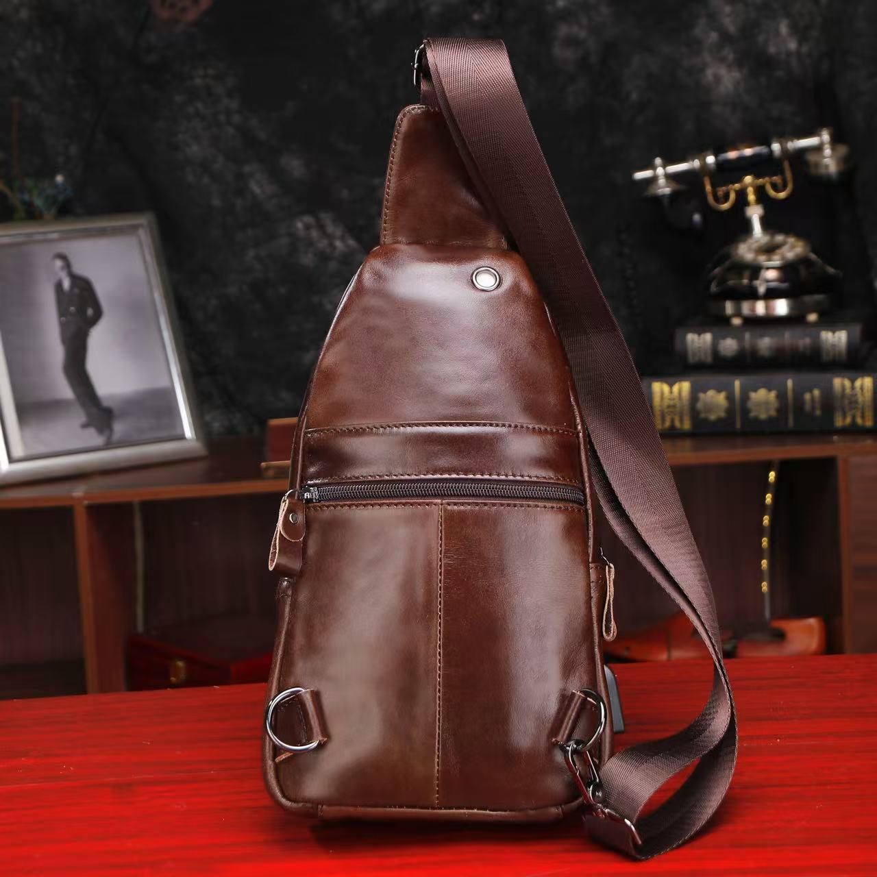 Men's Top-Grain Cowhide Chest  - Luxury Lifestyle Pack review and price